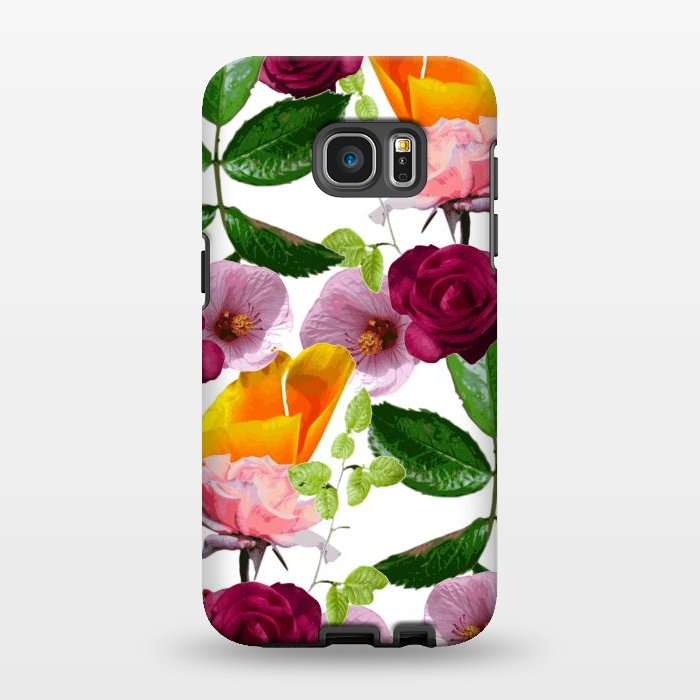 Galaxy S7 EDGE StrongFit Kiddy Florals by Zala Farah