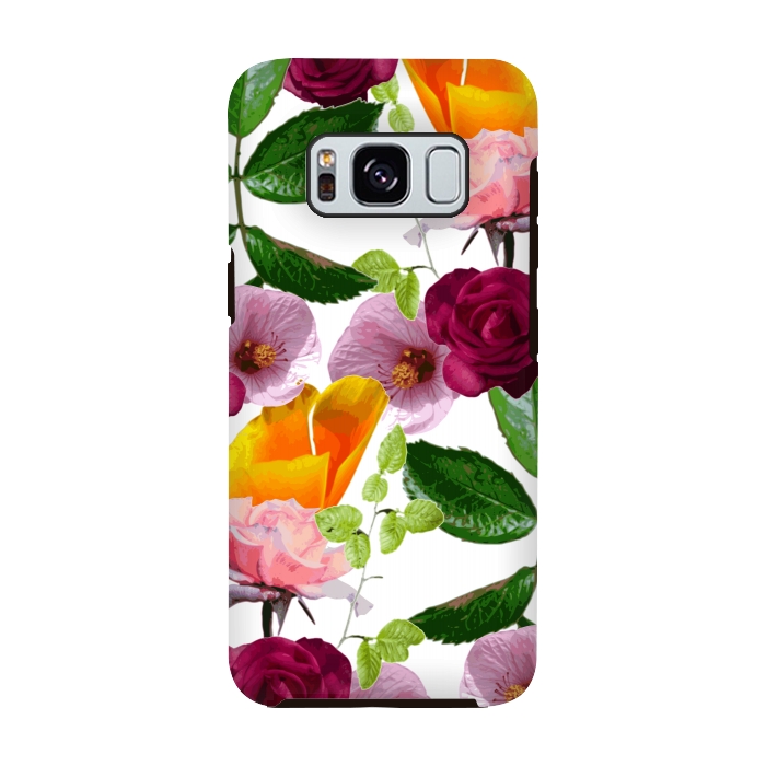 Galaxy S8 StrongFit Kiddy Florals by Zala Farah