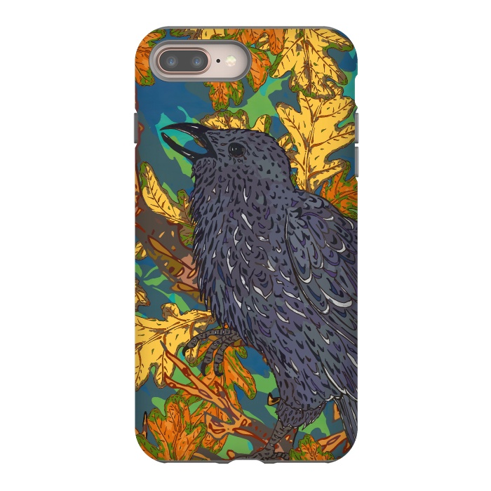 iPhone 7 plus StrongFit Raven and Oak by Lotti Brown