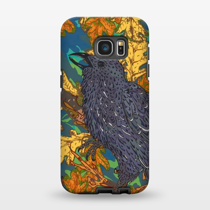 Galaxy S7 EDGE StrongFit Raven and Oak by Lotti Brown