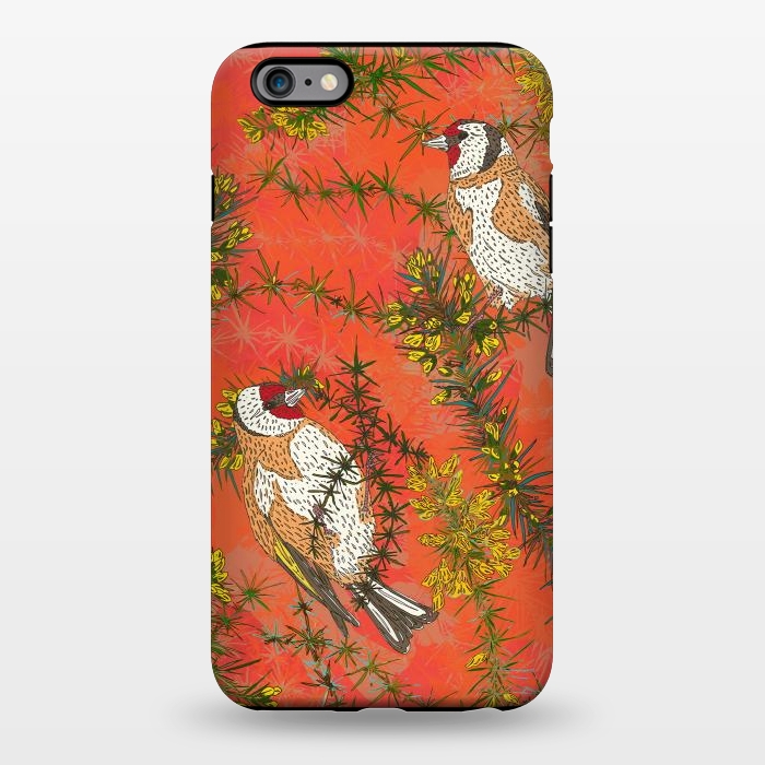 iPhone 6/6s plus StrongFit Goldfinches in Gorse by Lotti Brown