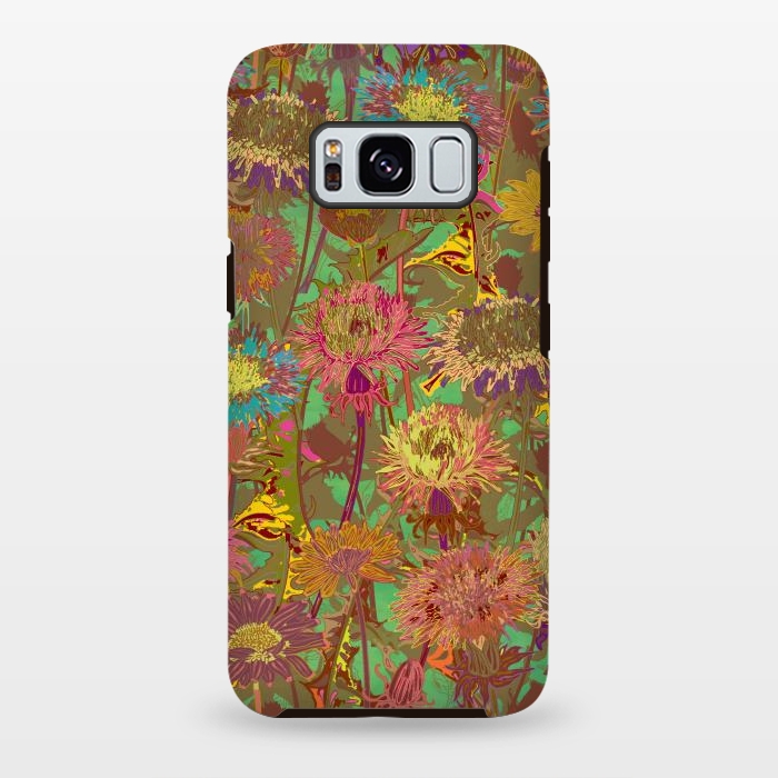 Galaxy S8 plus StrongFit Dandelion Dawn by Lotti Brown