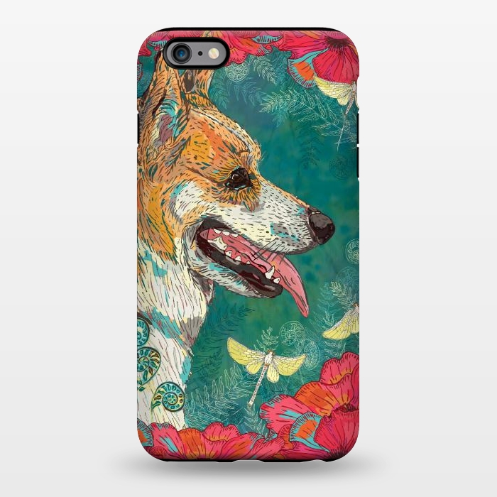 iPhone 6/6s plus StrongFit Corgi and Fairies by Lotti Brown