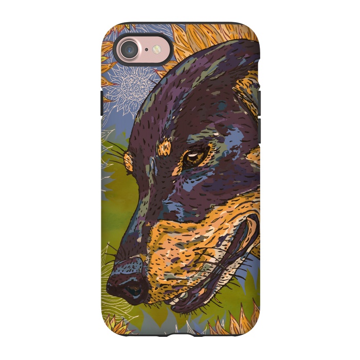 iPhone 7 StrongFit Dachshund by Lotti Brown