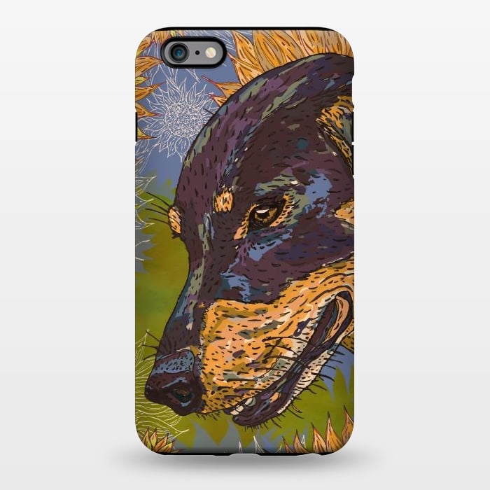 iPhone 6/6s plus StrongFit Dachshund by Lotti Brown