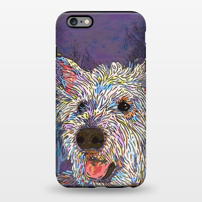 iPhone 6/6s plus StrongFit West Highland Terrier (Westie) by Lotti Brown