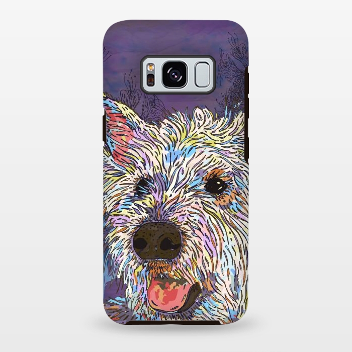 Galaxy S8 plus StrongFit West Highland Terrier (Westie) by Lotti Brown