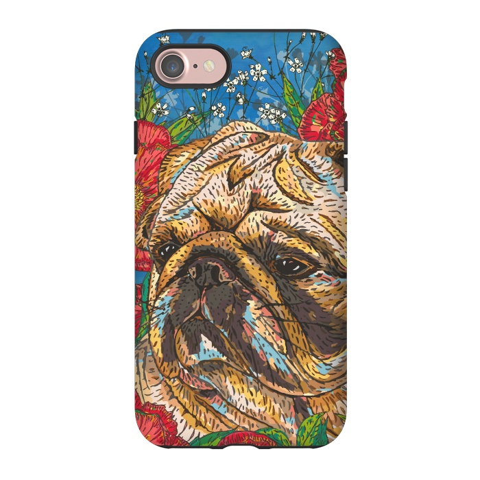 iPhone 7 StrongFit Pug by Lotti Brown