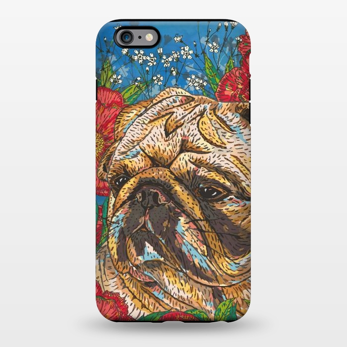 iPhone 6/6s plus StrongFit Pug by Lotti Brown