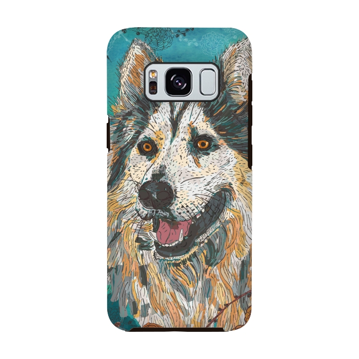 Galaxy S8 StrongFit Husky by Lotti Brown
