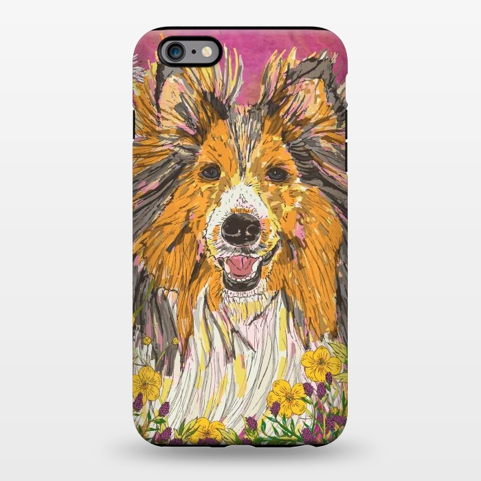 iPhone 6/6s plus StrongFit Shetland Sheepdog (Sheltie) by Lotti Brown