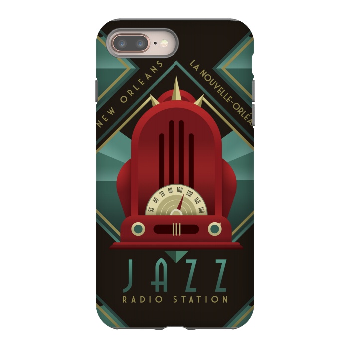 iPhone 7 plus StrongFit Deco Jazz Radio Station by Dellán