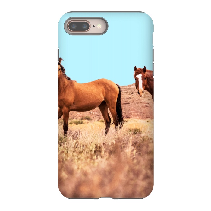 iPhone 7 plus StrongFit Horses by Uma Prabhakar Gokhale