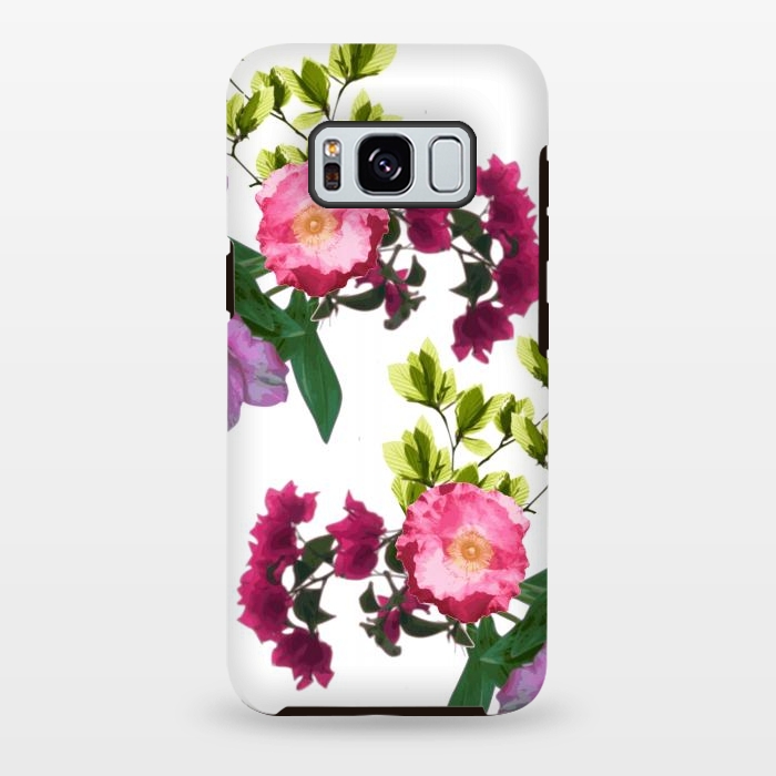 Galaxy S8 plus StrongFit Colorful Floral Print by Zala Farah