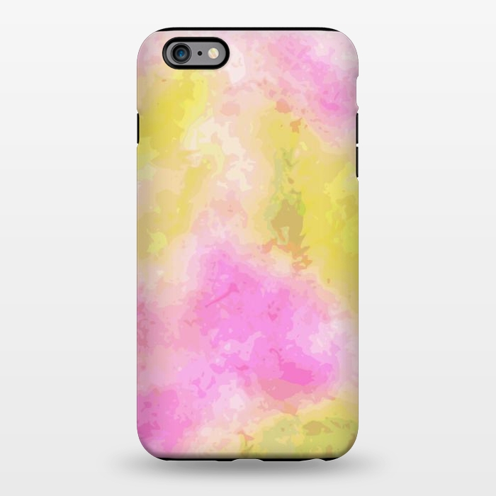 iPhone 6/6s plus StrongFit Pink + Yellow Galaxy by Zala Farah