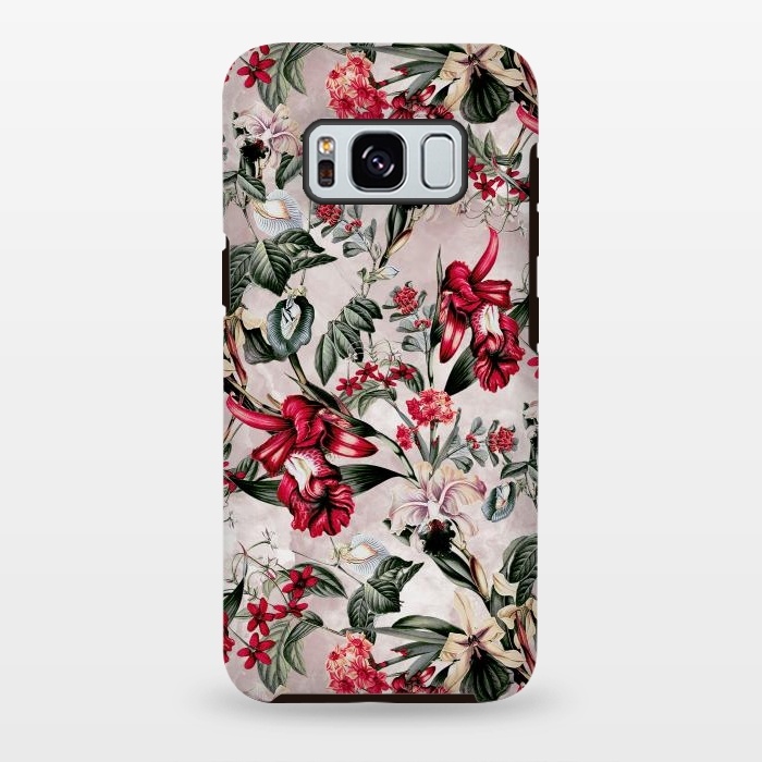 Galaxy S8 plus StrongFit Botanical Flowers IV by Riza Peker