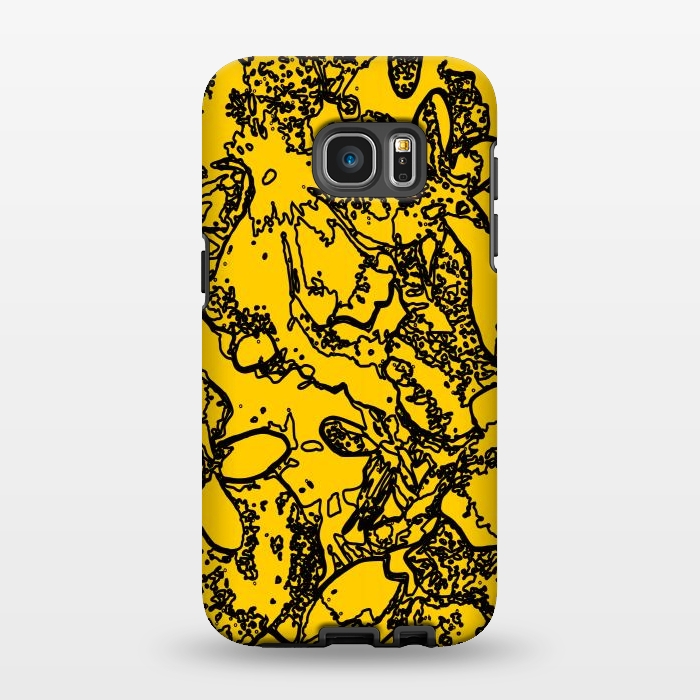 Galaxy S7 EDGE StrongFit Yellow Bumble by Zala Farah