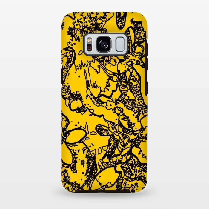 Galaxy S8 plus StrongFit Yellow Bumble by Zala Farah