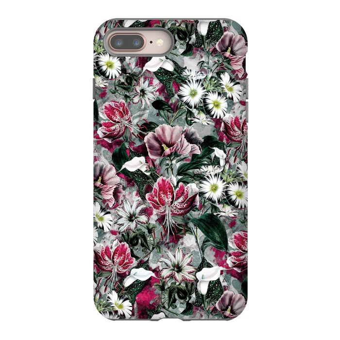 iPhone 7 plus StrongFit Floral Spring by Riza Peker