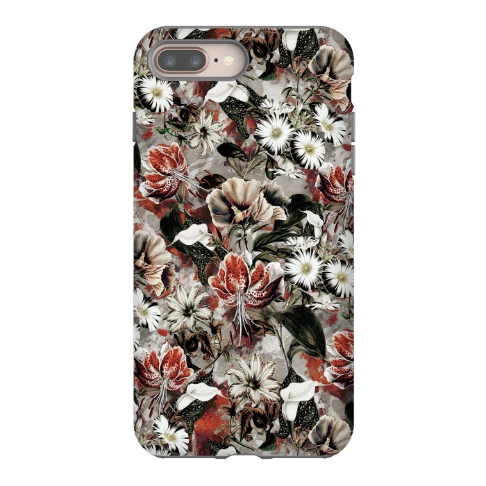 iPhone 7 plus StrongFit Floral Fall by Riza Peker