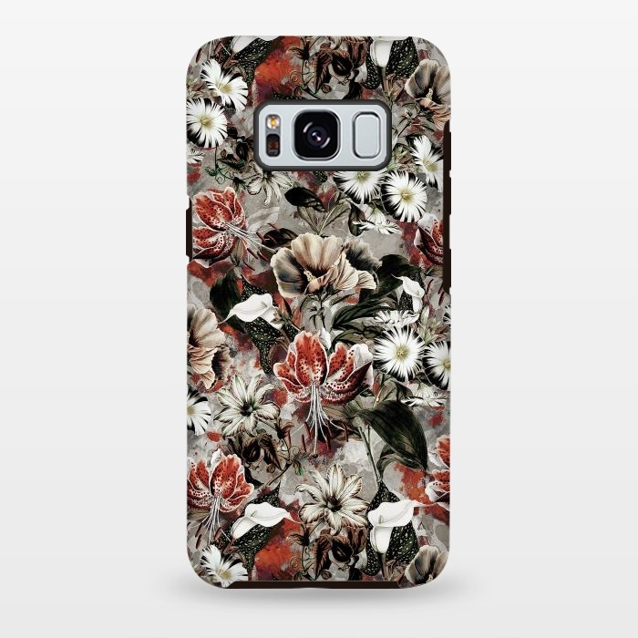 Galaxy S8 plus StrongFit Floral Fall by Riza Peker