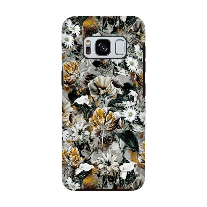 Galaxy S8 StrongFit Floral Gold by Riza Peker