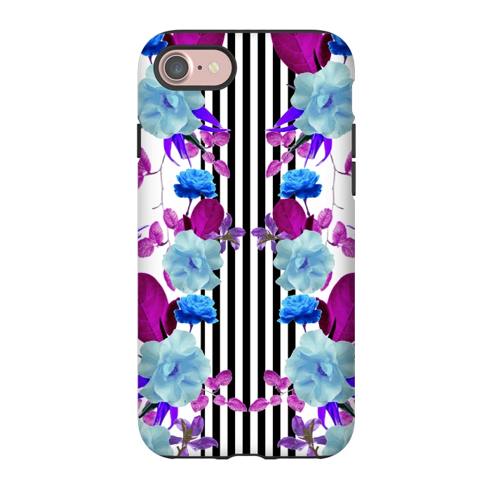 iPhone 7 StrongFit Spring Garden (Blue-Purple) by Zala Farah