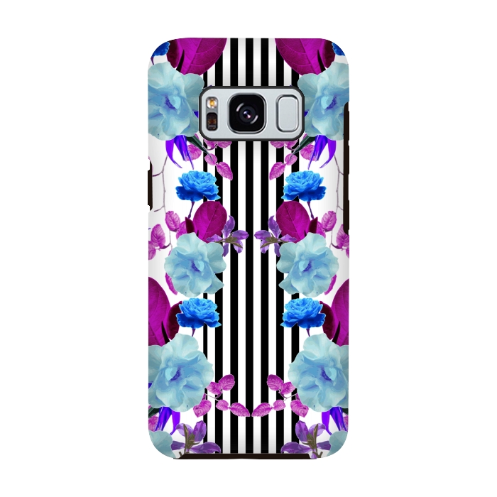 Galaxy S8 StrongFit Spring Garden (Blue-Purple) by Zala Farah