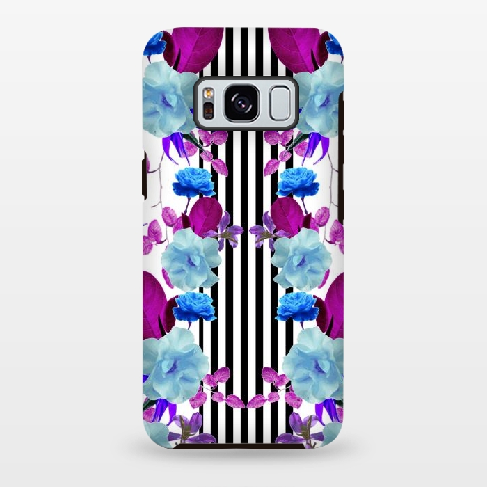 Galaxy S8 plus StrongFit Spring Garden (Blue-Purple) by Zala Farah