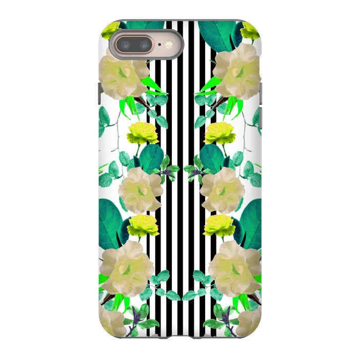 iPhone 7 plus StrongFit Spring Garden (Green-Yellow) by Zala Farah