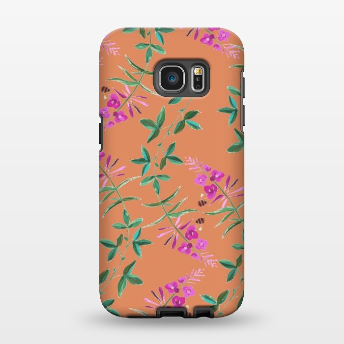 Galaxy S7 EDGE StrongFit Floral Vines V2. by Zala Farah