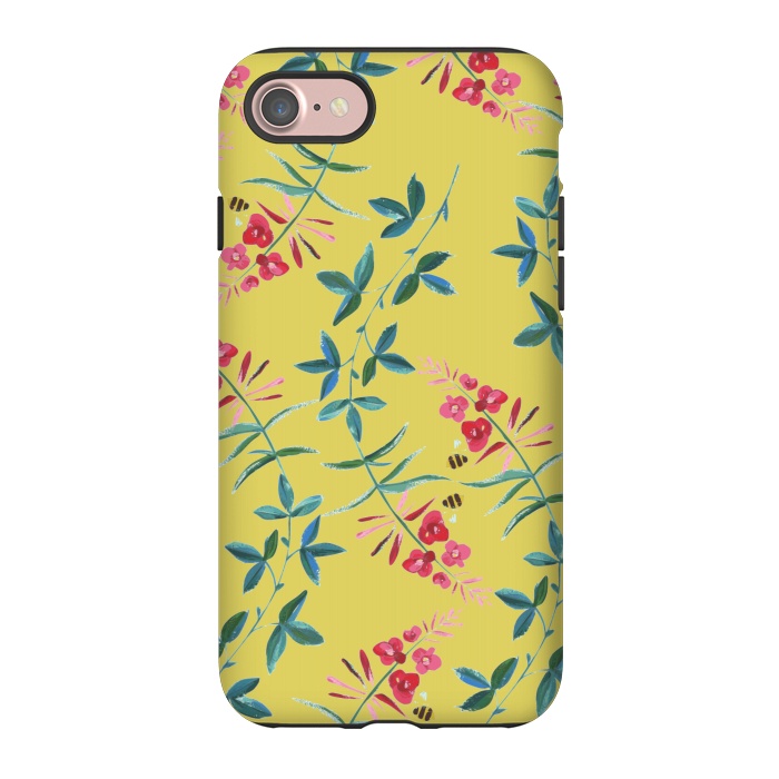 iPhone 7 StrongFit Floral Vines by Zala Farah