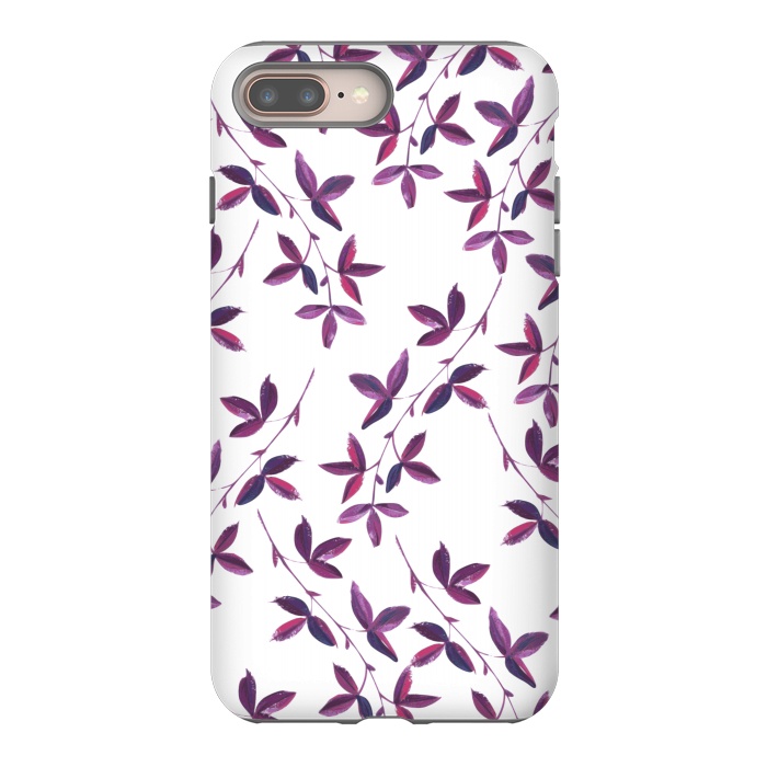 iPhone 7 plus StrongFit Purple Vines by Zala Farah