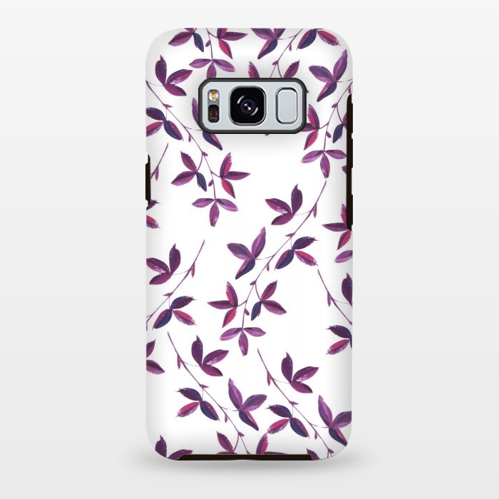 Galaxy S8 plus StrongFit Purple Vines by Zala Farah