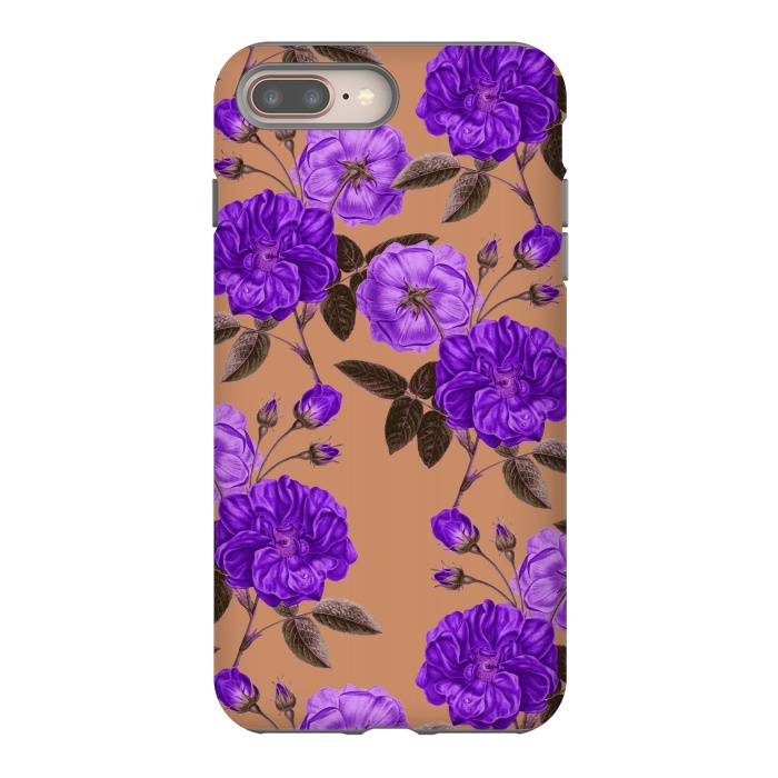 iPhone 7 plus StrongFit Rosie Purple Love by Zala Farah