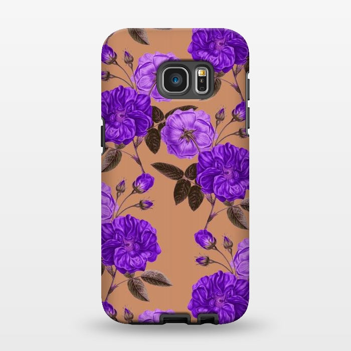 Galaxy S7 EDGE StrongFit Rosie Purple Love by Zala Farah