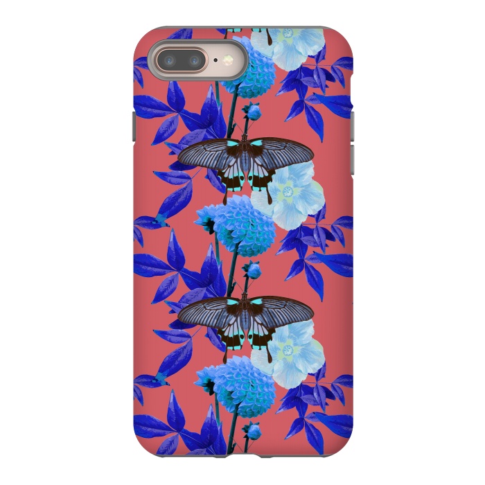 iPhone 7 plus StrongFit Butterfly Garden by Zala Farah