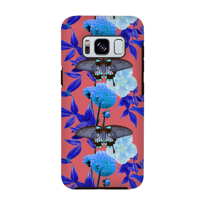 Galaxy S8 StrongFit Butterfly Garden by Zala Farah