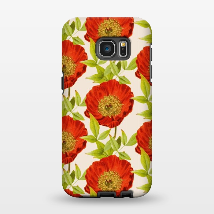 Galaxy S7 EDGE StrongFit Poppy Love by Zala Farah