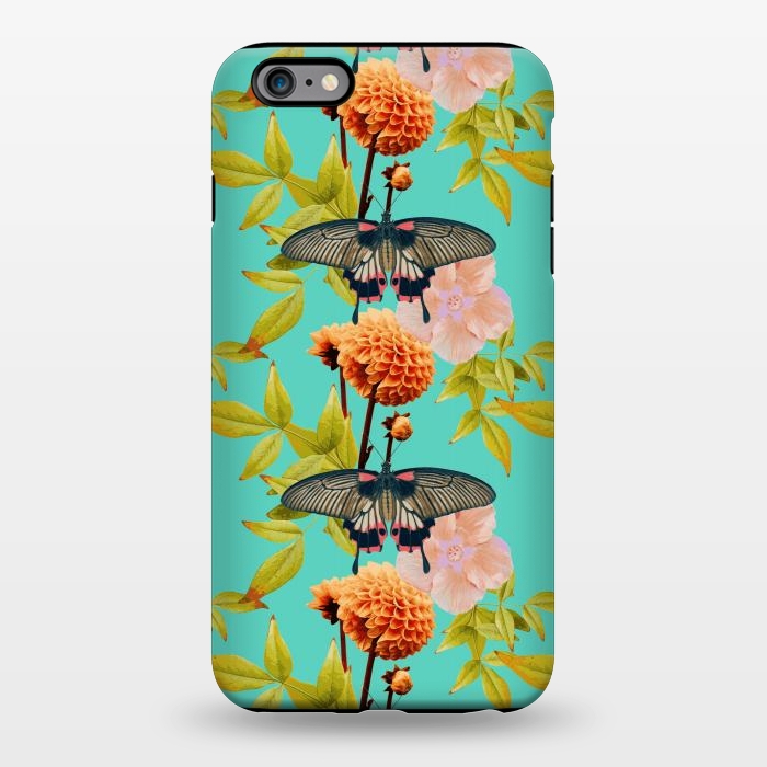 iPhone 6/6s plus StrongFit Tropical Butterfly Garden by Zala Farah