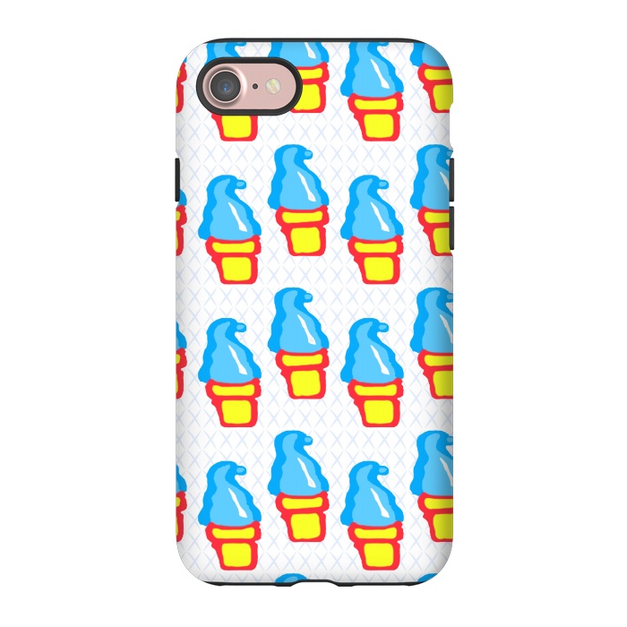 iPhone 7 StrongFit We All Scream for Ice Cream by Bettie * Blue