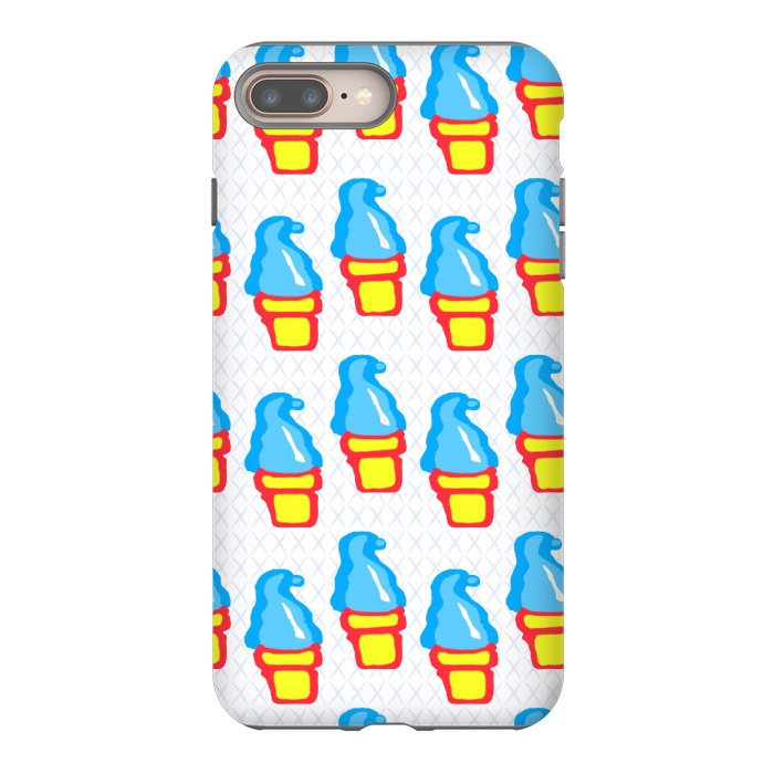iPhone 7 plus StrongFit We All Scream for Ice Cream by Bettie * Blue