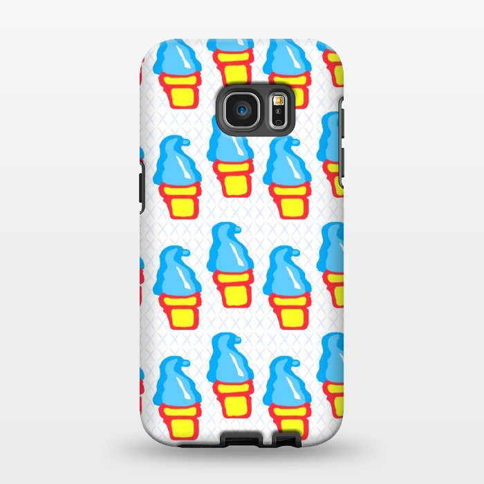 Galaxy S7 EDGE StrongFit We All Scream for Ice Cream by Bettie * Blue