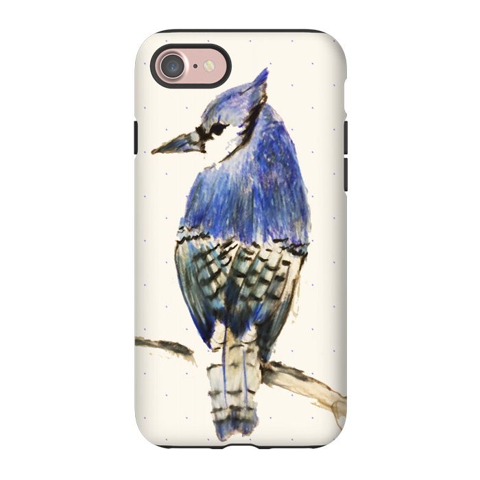 iPhone 7 StrongFit Bluebird of Happiness by Bettie * Blue