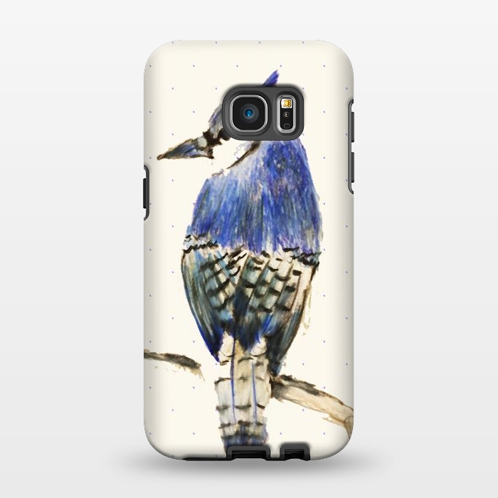 Galaxy S7 EDGE StrongFit Bluebird of Happiness by Bettie * Blue
