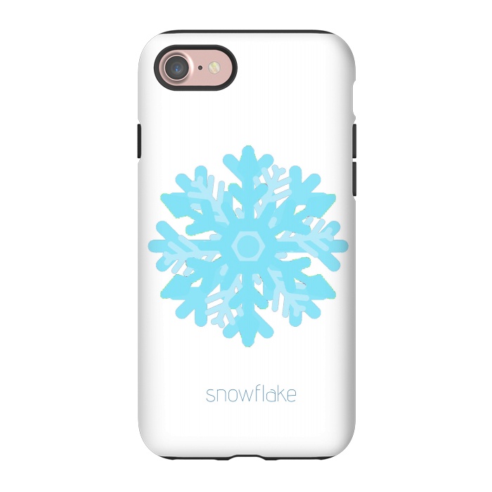 iPhone 7 StrongFit Snowflake -light blue by Bettie * Blue