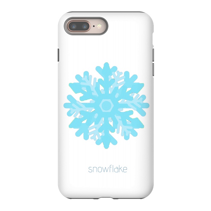 iPhone 7 plus StrongFit Snowflake -light blue by Bettie * Blue