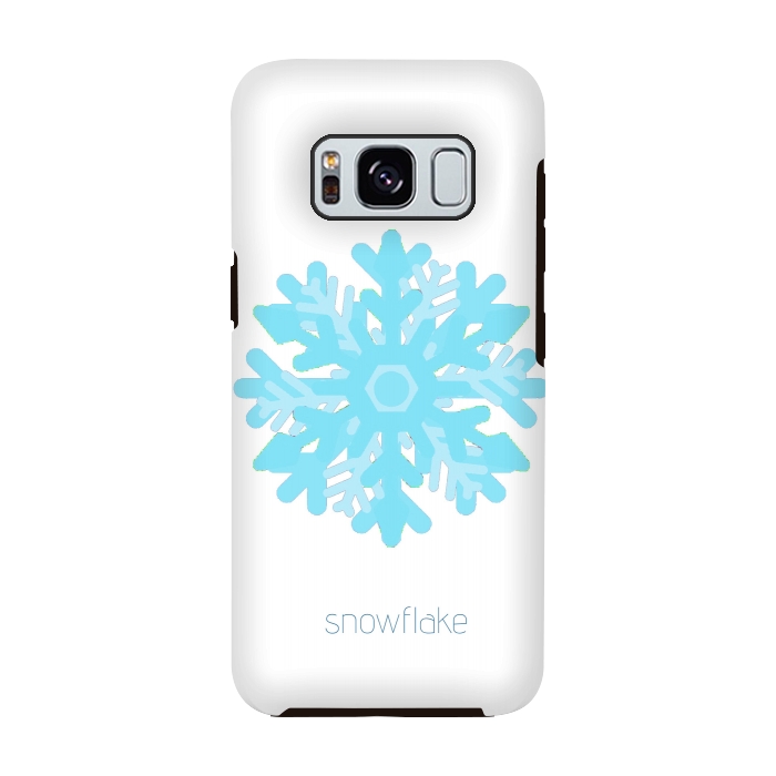 Galaxy S8 StrongFit Snowflake -light blue by Bettie * Blue