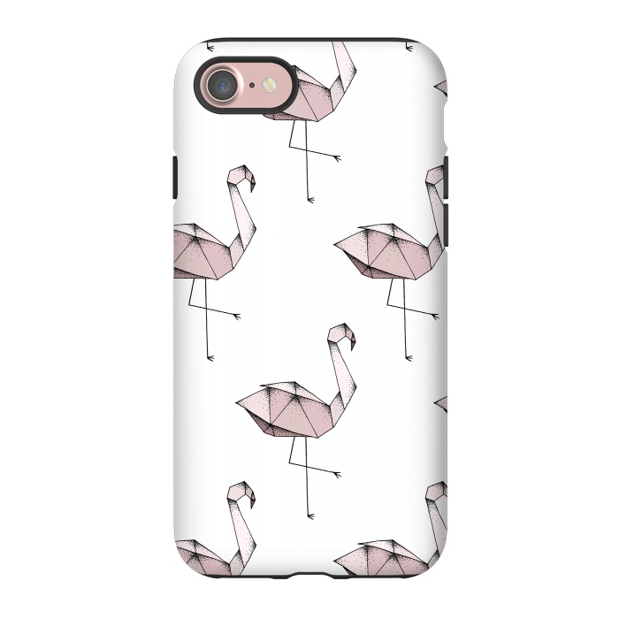 iPhone 7 StrongFit Flamingos by Barlena