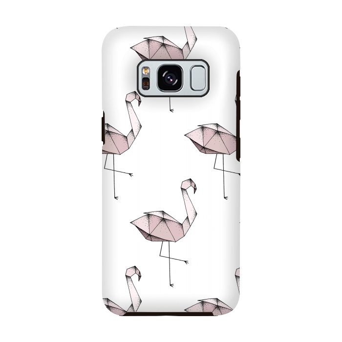 Galaxy S8 StrongFit Flamingos by Barlena